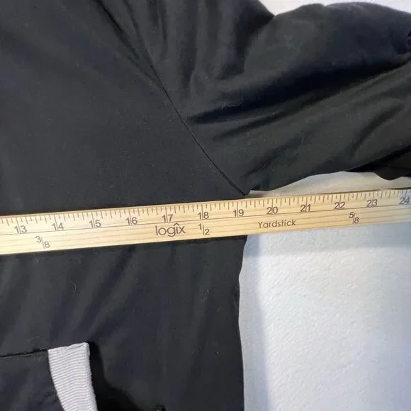 Creazioni Effeci Jacket Hoodie Black White Sherpa Lined Size Medium Winter - Picture 9 of 11